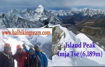 Island Peak Bal Hiking Team Photo