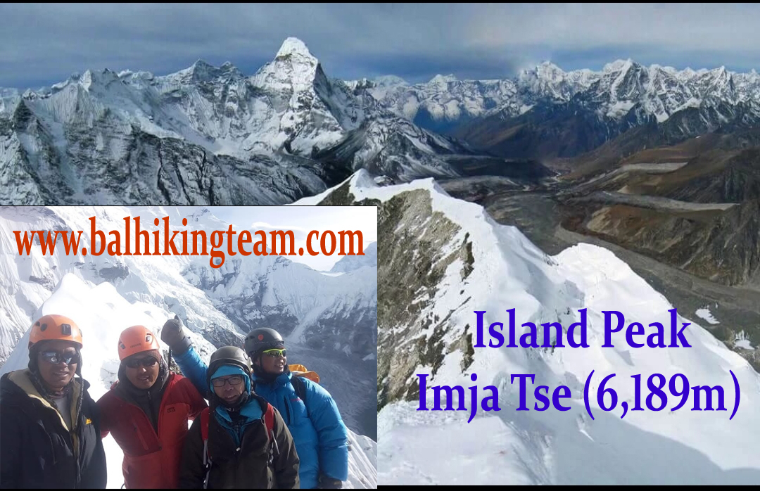 Island Peak Bal Hiking Team Photo