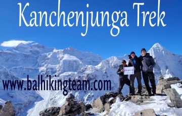 kanchenjunga trek cost with Guide and Porter